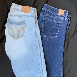 American Eagle & Hollister Jeans
